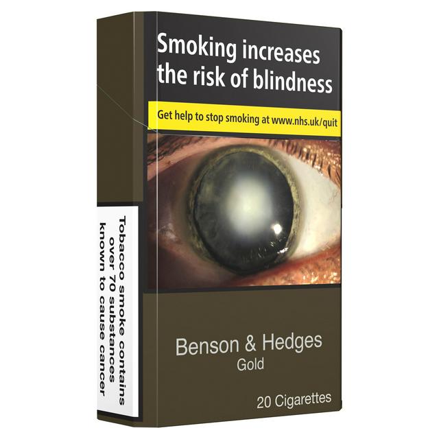 Benson & Hedges Gold King Size x20 Cigarettes