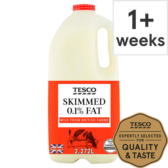 Skimmed Milk 2.272L/4 Pints