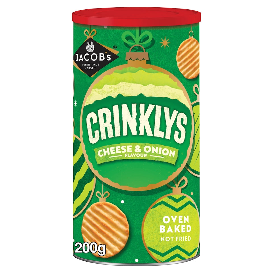 Jacobs Crinklys Cheese & Onion 200g