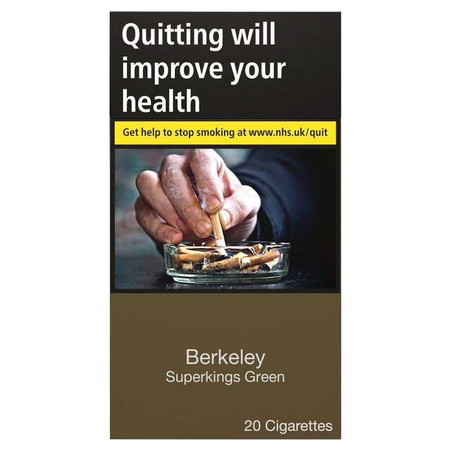 Berkeley Superkings Green Cigarettes