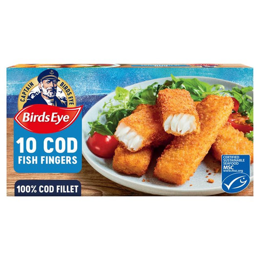 Birds Eye 10 Cod Fish Fingers 280g