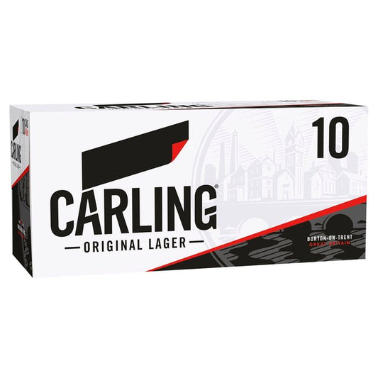 Carling Original Lager Beer Cans 10 x 440ml