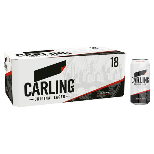 Carling Original Lager Beer Cans x18 440ml