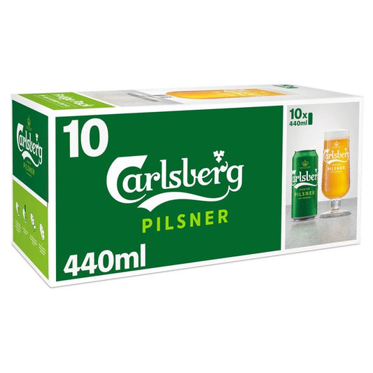 Carlsberg Lager Beer 10 x 440ml