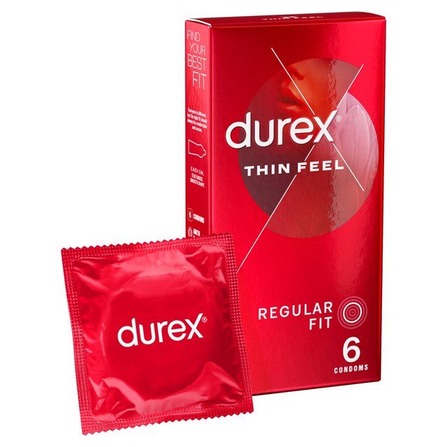 Durex Thin Feel Condoms 6 per pack