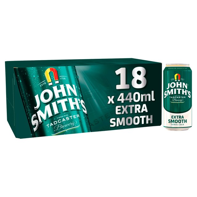 John Smith's Extra Smooth Ale Beer Cans 18 x 440ml