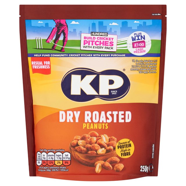 KP Dry Roasted Peanuts 250g