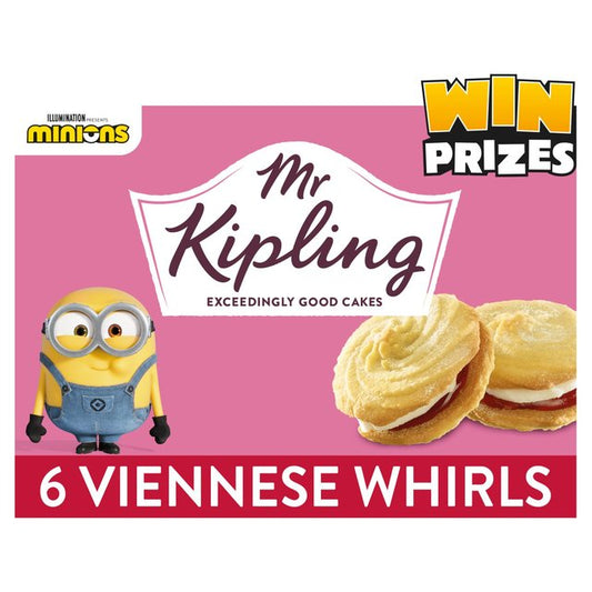 Mr Kipling Viennese Whirls 6 per pack
