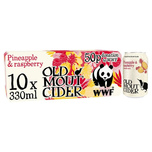 Old Mout Pineapple & Raspberry Cider Cans 10 x 330ml