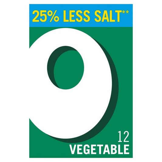 Oxo 12 Reduced Salt Vegetable Stock Cubes 71g