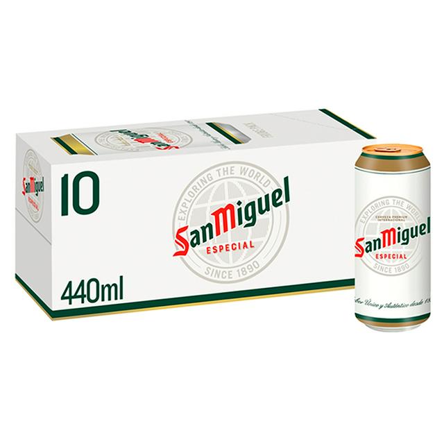 San Miguel Premium Lager Beer 10x440ml