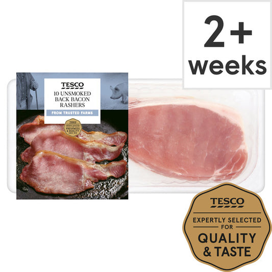 Unsmoked Back Bacon*10 300G Shop Branded