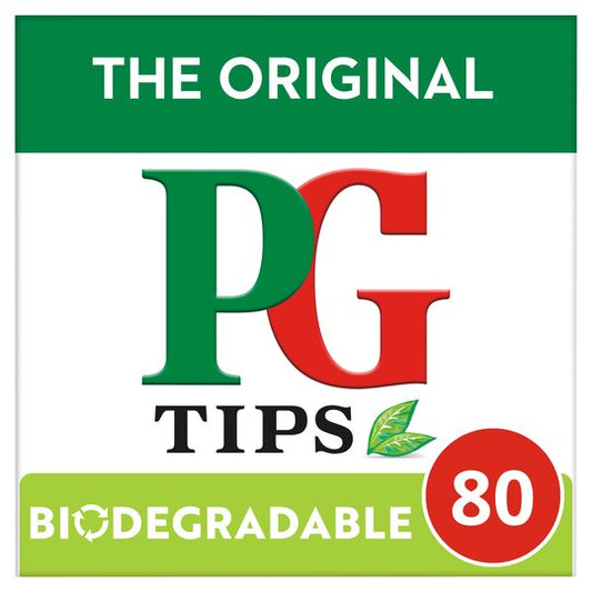 PG Tips 80 Original Black Tea Bags 232g