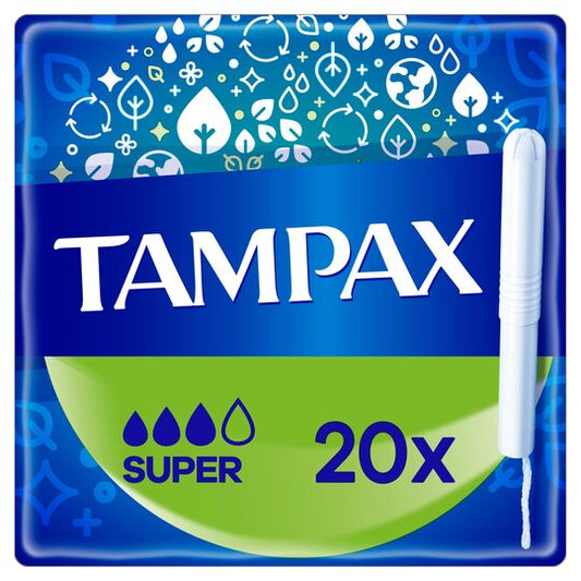 Tampax Super Tampons With Applicator 20 Pack